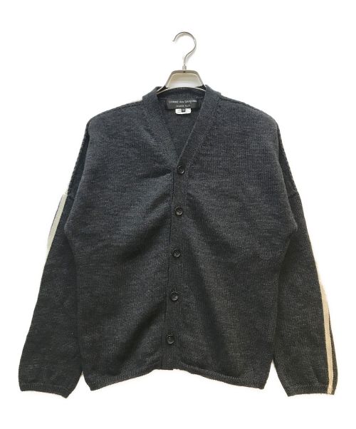 COMME des GARCONS HOMME PLUS（コムデギャルソンオムプリュス）COMME des GARCONS HOMME PLUS (コムデギャルソンオムプリュス) ショルダーラインカーディガン グレー サイズ:Ｓの古着・服飾アイテム