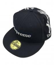 Supreme (シュプリーム) New Era (ニューエラ) ボックスロゴキャップ ネイビー