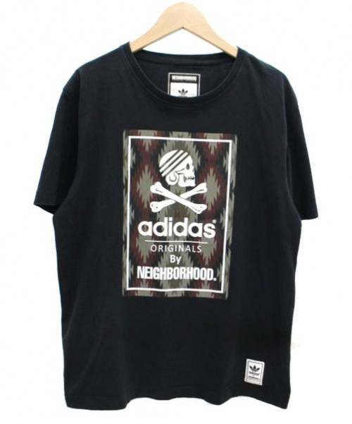 中古 古着通販 Adidas Originals アディダスオリジナル プリントtシャツ ブラック サイズ L Neighborhood ブランド 古着通販 トレファク公式 Trefac Fashion