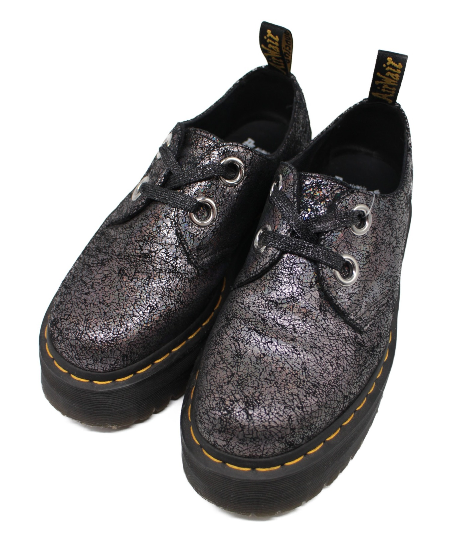 中古 古着通販 Dr Martens ドクターマーチン 2ホール厚底ブーツ ブラック サイズ Uk5 Holly Quad Kv09u ブランド 古着通販 トレファク公式 Trefac Fashion