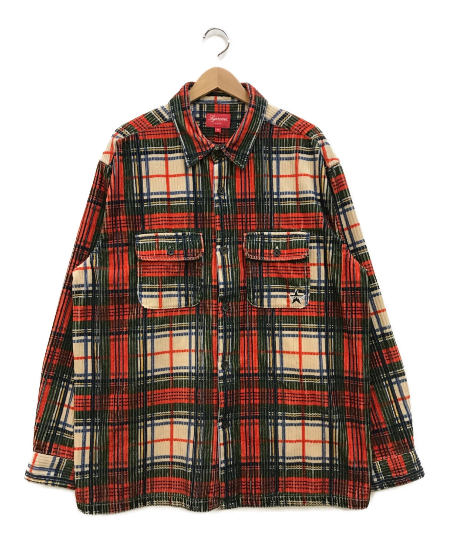 送関込 22ss Supreme Corduroy Shirt サイズXL - 通販 - thebodystudio