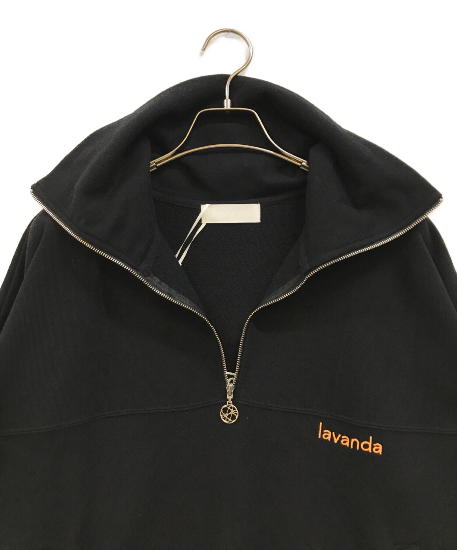 SALE／104%OFF】 LAVANDA メッセージハーフジップスウェット