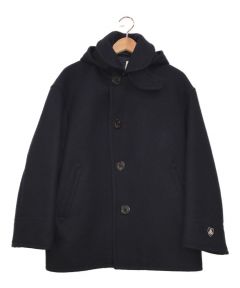 中古・古着通販】kooi (コーイ) NO BAG NEED COAT ブラウン×ネイビー