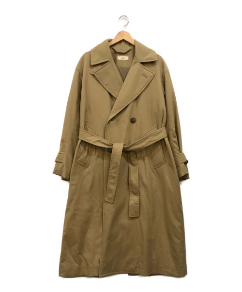 UNFIL（アンフィル）UNFIL (アンフィル) Flannel Padded Trench Coat ベージュ サイズ:下記参照の古着・服飾アイテム