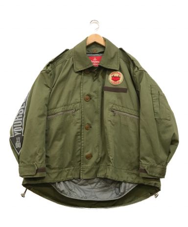 [中古]Vivienne Westwood RED LABEL(ヴィヴィアンウエストウッドレッドレーベル)のレディース アウター・ジャケット  ライナー付ミリタリージャケット