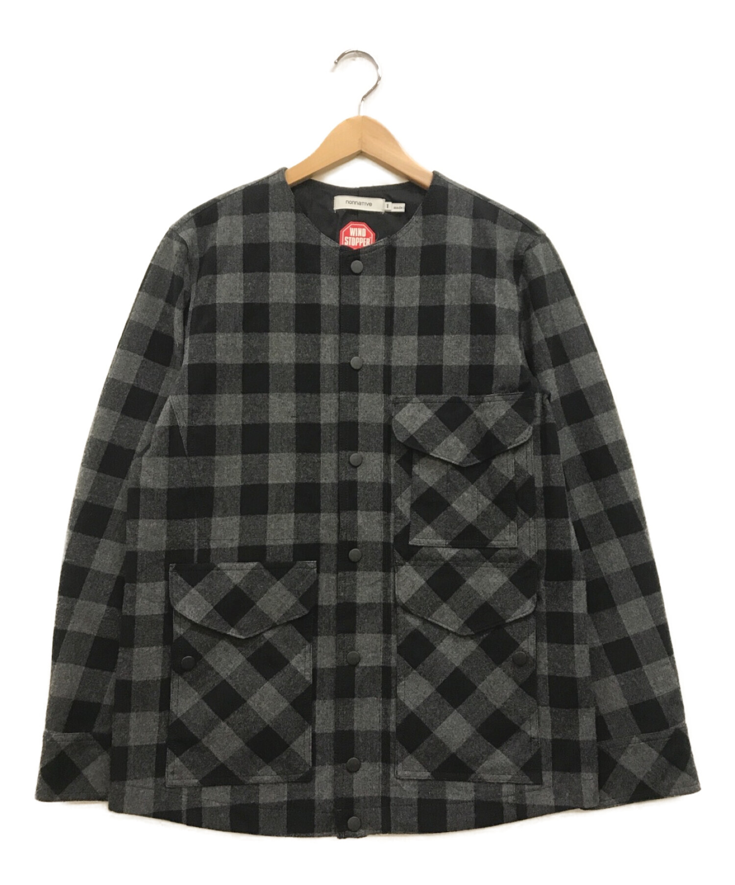 LABOURER JACKET C/W TWILL BLOCK CHECK hospitaluniversitario.edu.py