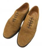 CHEANEY×UNITED ARROWSチーニー×ユナイテッドアローズ）の古着「SUEDE WING TIP」｜ベージュ