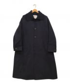 OVERCOATオーバーコート）の古着「DARTED DOLMAN SLEEVE OVERCOAT.」｜ネイビー