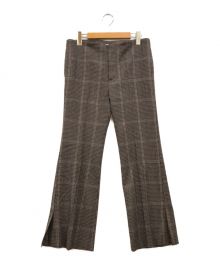 Lisiere（リジェール）の古着「Zanieri Flare Pants」｜ブラウン