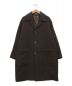 AURALEE（オーラリー）の古着「DOUBLE CLOTH LIGHT MELTON SOUTIEN COLLAR COAT」｜ブラウン