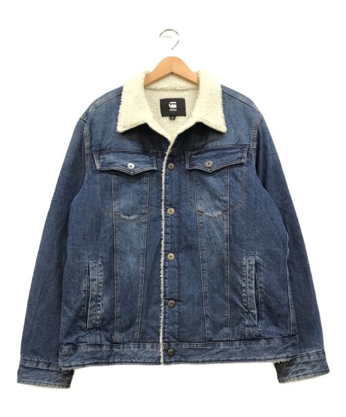 G-STAR RAW（ジースターロゥ）G-STAR RAW (ジースターロゥ) Slim Sherpa Jacket インディゴ サイズ:XLの古着・服飾アイテム