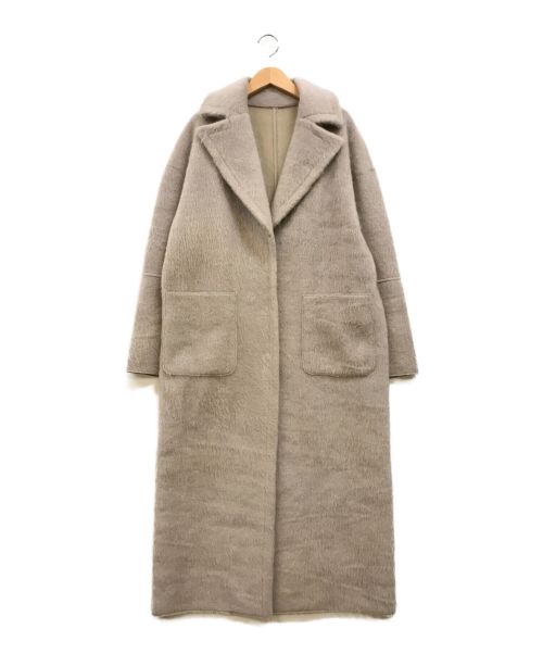 Ameri（アメリ）Ameri (アメリ) BLANKET LIKE FAKE MOUTON COAT ベージュ サイズ:下記参照の古着・服飾アイテム