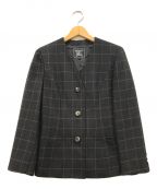 Burberry'sバーバリーズ）の古着「ウールノーカラージャケット」｜グレー