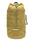 SUPREMEシュプリーム）の古着「Fat Tip Jacquard Denim Backpack」｜ベージュ