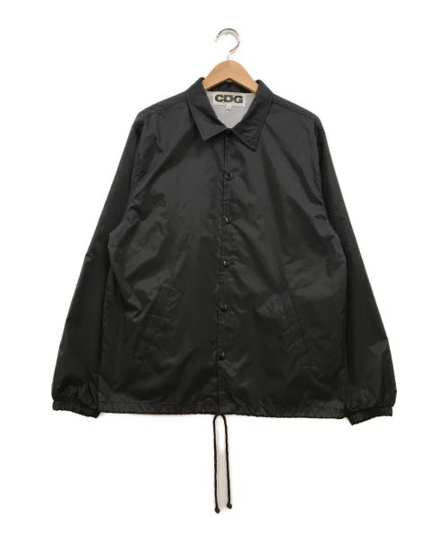 CDG COMME des GARCONS（シーディージー コムデギャルソン）CDG COMME des GARCONS (シーディージー コムデギャルソン) バックプリントコーチジャケット ブラック サイズ:Sの古着・服飾アイテム