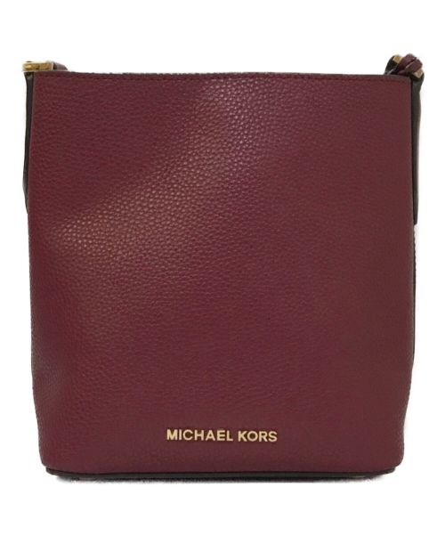 MICHAEL KORS（マイケルコース）MICHAEL KORS (マイケルコース) ショルダーバッグ ボルドーの古着・服飾アイテム