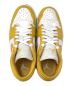 中古・古着 NIKE (ナイキ) AIR JORDAN 1 LOW white/pollen イエロー×ホワイト サイズ:26cm：7800円