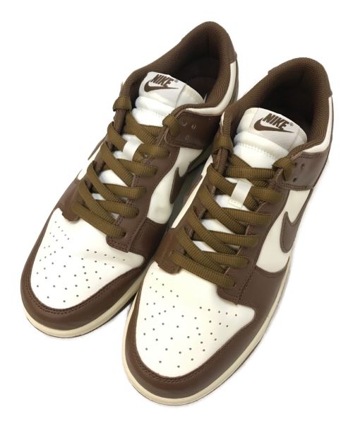 NIKE（ナイキ）NIKE (ナイキ) W DUNK LOW SAIL/CACAO WOW ブラウン×ホワイト サイズ:28.5cmの古着・服飾アイテム