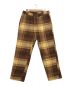 NOMA t.d.（ノーマティーディー）の古着「Ombre Plaid Pants」｜ブラウン×ベージュ