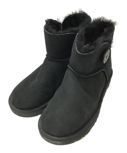 UGG（アグ）UGG (アグ) W MINI BAILEY BUTTON 2 ブラック サイズ:23cmの古着・服飾アイテム