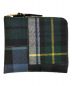 COMME des GARCONS (コムデギャルソン) TARTAN PAT L字ファスナーコインケース グリーン×ネイビー 未使用品：8000円