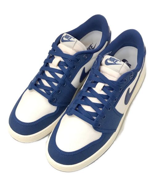 NIKE（ナイキ）NIKE (ナイキ) JORDAN BRAND AJKO 1 LOW “Dark Royal Blue” ブルー×ホワイト サイズ:27.5cm 未使用品の古着・服飾アイテム