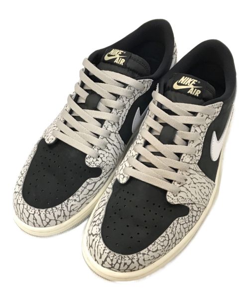 NIKE（ナイキ）NIKE (ナイキ) AIR JORDAN 1 LOW 'Black Cement' グレー×ブラック サイズ:28cmの古着・服飾アイテム