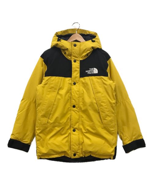 THE NORTH FACE（ザ ノース フェイス）THE NORTH FACE (ザ ノース フェイス) MOUNTAIN DOWN JACKET イエロー×ブラック サイズ:Sの古着・服飾アイテム