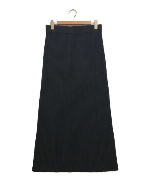 theory（セオリー）theory (セオリー) MERCER WOOL CASH RIB SKIRT ブラック サイズ:L 未使用品の古着・服飾アイテム