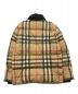 BURBERRY (バーバリー) リサイクル ノヴァチェック ダウンジャケット ベージュ サイズ:XS：69800円