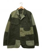 Engineered Garmentsエンジニアド ガーメンツ）の古着「パッチワーク Logger Jacket」｜オリーブ