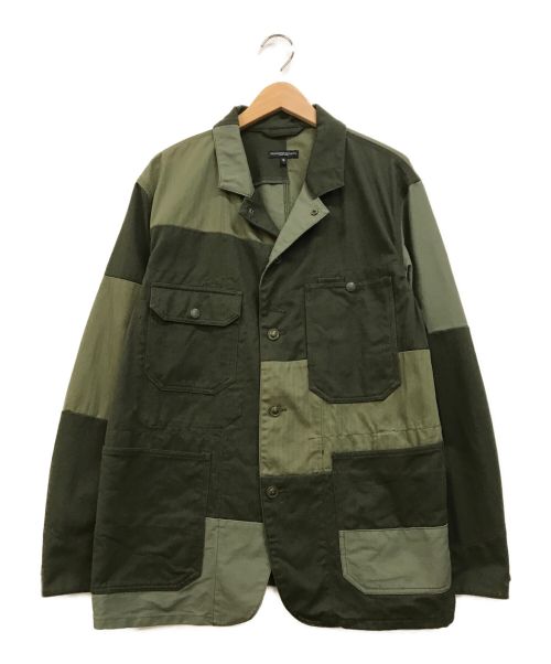 Engineered Garments（エンジニアド ガーメンツ）Engineered Garments (エンジニアド ガーメンツ) パッチワーク Logger Jacket オリーブ サイズ:Sの古着・服飾アイテム