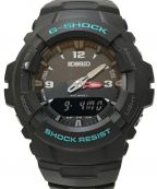 CASIO×KOBELCOカシオ×コベルコ）の古着「G-SHOCK リストウォッチ」｜ブラック×ブルー