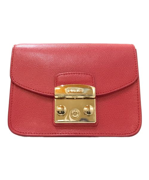 FURLA（フルラ）FURLA (フルラ) METROPOLIS ショルダーバッグ ピンクの古着・服飾アイテム