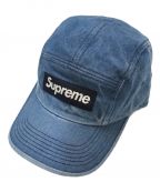 SUPREMEシュプリーム）の古着「Washed Chino Twill Camp Cap」｜インディゴ