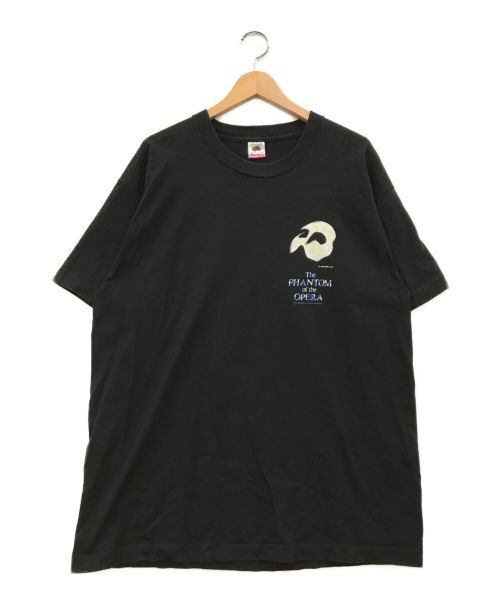 FRUIT OF THE LOOM（フルーツオブザルーム）FRUIT OF THE LOOM (フルーツオブザルーム) The PHANTOM of the OPERA プリントTシャツ ブラック サイズ:XLの古着・服飾アイテム