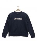 F.C.R.B.エフシーアールビー）の古着「AUTHENTIC LOGO CREW NECK SWEAT」｜ネイビー