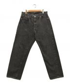 KAPTAIN SUNSHINEキャプテンサンシャイン）の古着「5P Zipper Front Denim Pants」｜ブラック