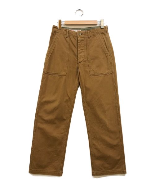 MISTER FREEDOM（ミスターフリーダム）MISTER FREEDOM (ミスターフリーダム) BROWN TWILL CREW PANTS ブラウン サイズ:30の古着・服飾アイテム