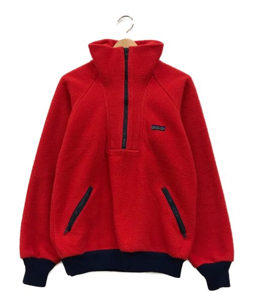 Patagonia（パタゴニア）Patagonia (パタゴニア) ハーフジップフリースプルオーバー レッド サイズ:Mの古着・服飾アイテム