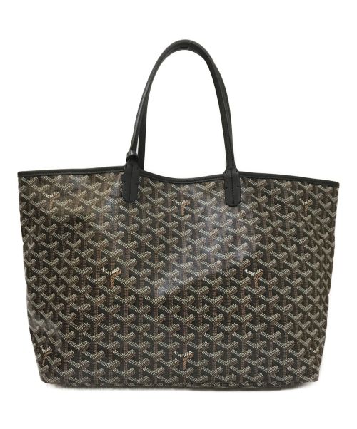 GOYARD（ゴヤール）GOYARD (ゴヤール) サンルイPM トートバッグ ブラウン×ブラックの古着・服飾アイテム