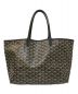 GOYARD (ゴヤール) サンルイPM トートバッグ ブラウン×ブラック：218000円