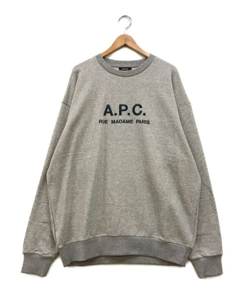 A.P.C.（アーペーセー）A.P.C. (アー・ペー・セー) FREAK'S STORE (フリークスストア) SWEAT RUFUS グレー サイズ:Lの古着・服飾アイテム