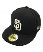 New Era×WIND AND SEAニューエラ×ウィンド アンド シー）の古着「San Diego Padres キャップ」｜ブラック