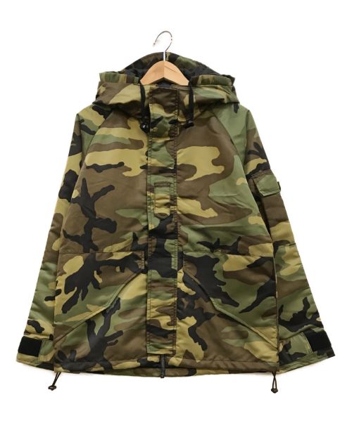 ALPHA（アルファ）ALPHA (アルファ) ECWCS 1ST GENERATION NYLON TWILL JACKET グリーン×ブラック サイズ:S 未使用品の古着・服飾アイテム