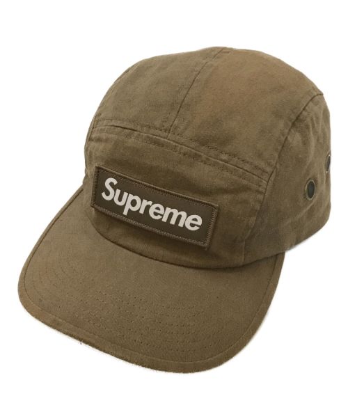 SUPREME（シュプリーム）SUPREME (シュプリーム) Military Camp Cap カーキの古着・服飾アイテム