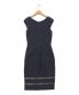 TADASHI SHOJI (タダシ ショージ) AMATA PINTUCK JERSEY DRESS ネイビー サイズ:XS：8000円