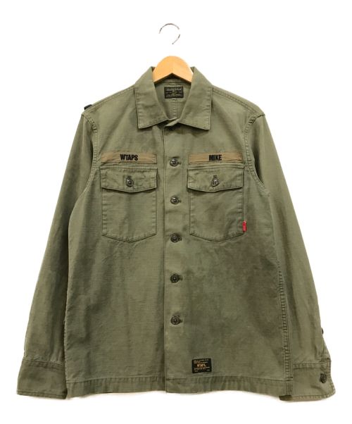 WTAPS（ダブルタップス）WTAPS (ダブルタップス) BUDS SHIRTS カーキ サイズ:2の古着・服飾アイテム