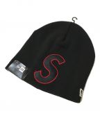 SUPREME×New Eraシュプリーム×ニューエラ）の古着「23SS S Logo Beanie」｜ブラック×レッド