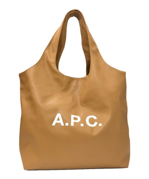 A.P.C.（アーペーセー）A.P.C. (アー・ペー・セー) Ninon トートバッグ ブラウンの古着・服飾アイテム